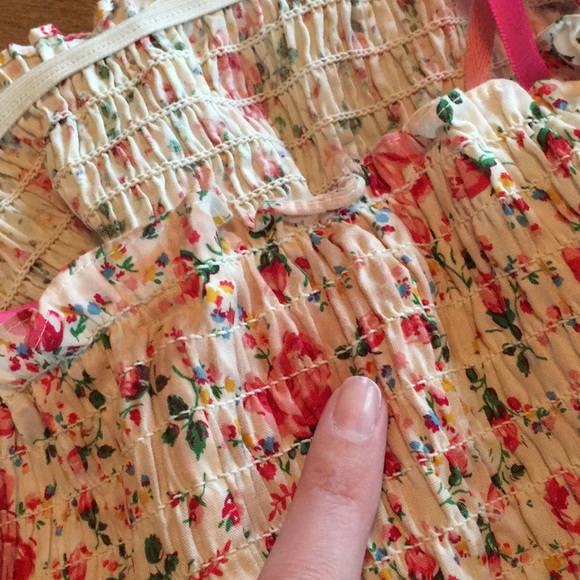 Vintage Betsey Johnson 90 2000 y2k Corset Floral Halter Strapless Full Sun Dress - Picture 13 of 17